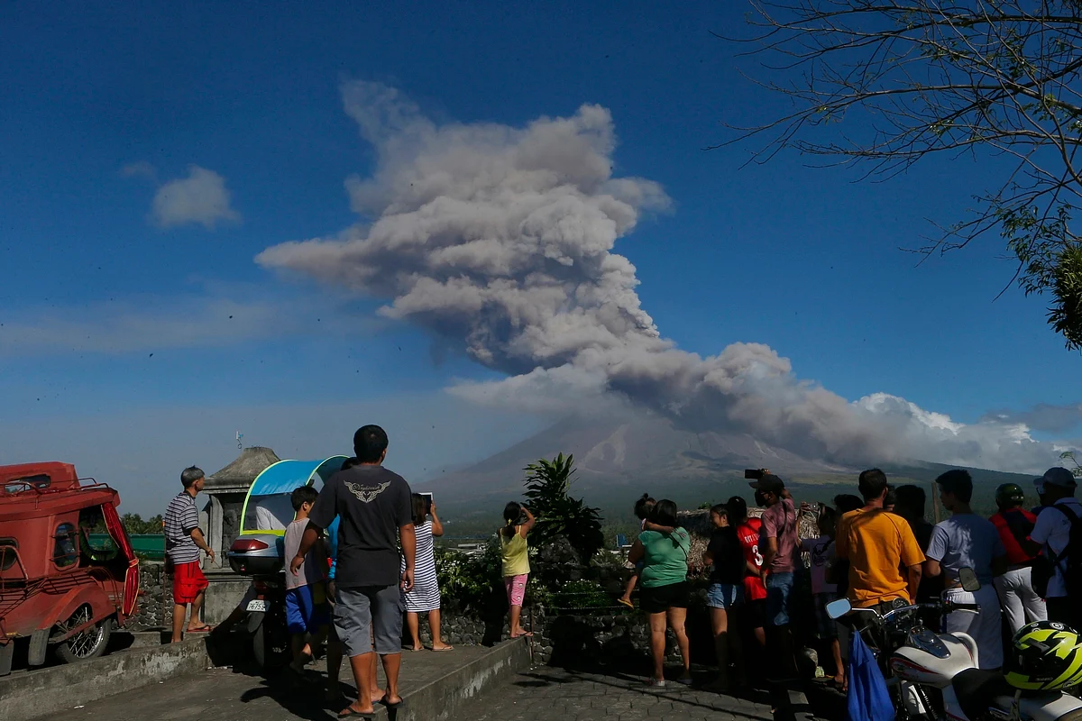 Philippines' Mayon Volcano Ashfall Displaces 102,000 People, Devastates Farms And Livestock
